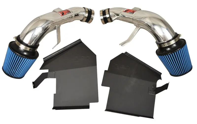 Injen 14 Infiniti Q50 3.7L V6 Polished Dual Short Ram Intake W/ Mr Techn And Heat Shields 1