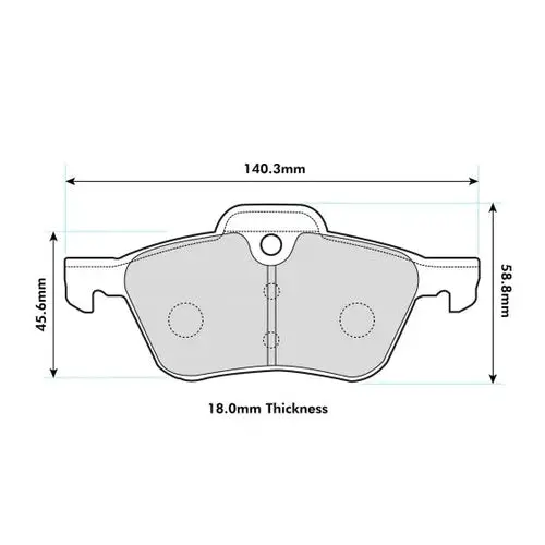 Pbs Mini R53 Front Prorace Performance Brake Pads 8138Pr 1