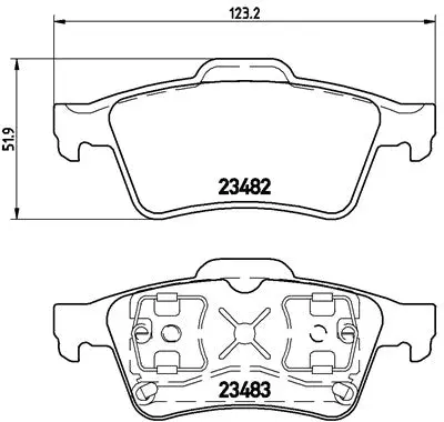 Renault Megane Ii Rs 225 Rear Protrack With Teves Performance Brake Pads 8152Pt 1