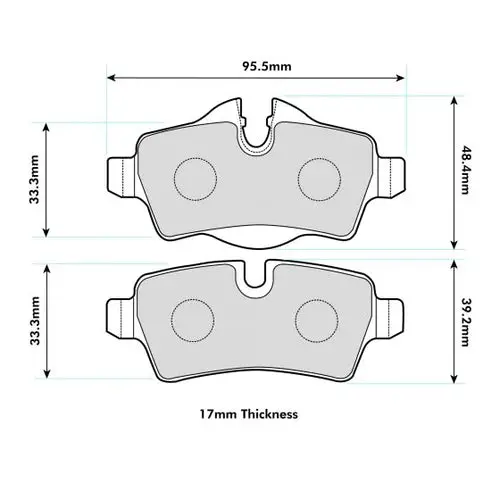 Pbs Mini R56 Rear Protrack Performance Brake Pads 8472Pt 1