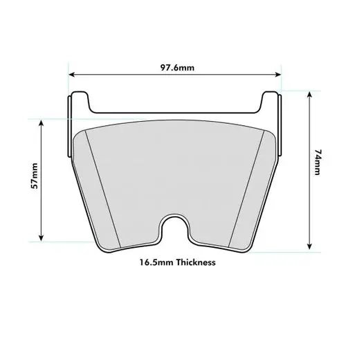 Pbs Rs5 Quattro Pbs Prorace Front Pads 8580Pr 8 Pads 1