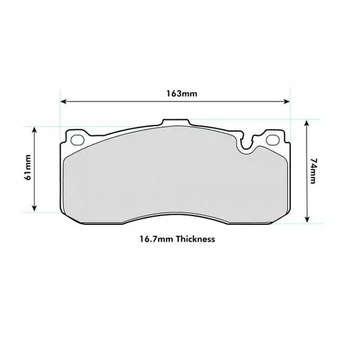 Pbs Mini (R56)John Cooper Works Gp 2012 2013 Pbs Prorace Front Pads 8594Pr 1