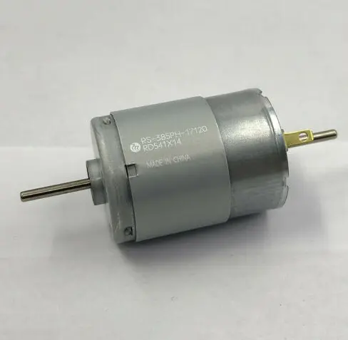 Rs-385Ph Dc 12V-24V Large Torque Dual 2.3Mm Shaft Axis Electric Dc Motor 1