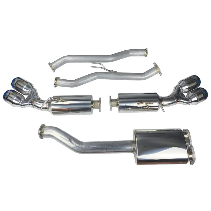 Injen 10-13 Hyundai Genesis Coupe 2.0L(T) 4Cyl Ss Exhaust W/ 76Mm Y-Pipe Resonator/Molded Ss Flanges 2