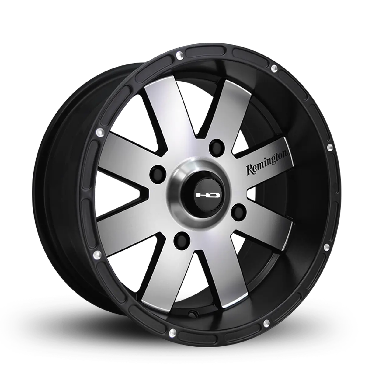 Hd Off-Road Wheels 8-Point Atv/Utv | Satin Black Machined Face 1