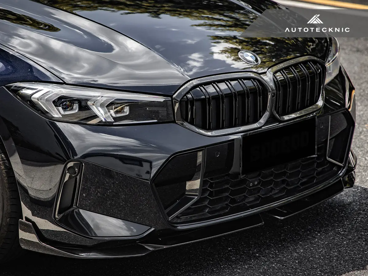 Autotecknic Dry Carbon Performante Front Splitter Set - G20 3-Series M-Sport Lci 2