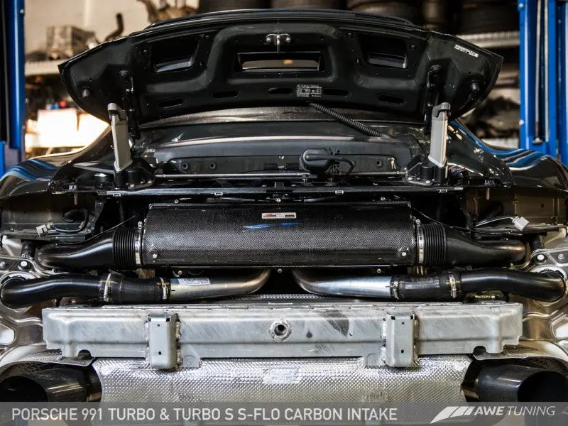 Awe Tuning Porsche 991 (991.2) Turbo And Turbo S S-Flo Carbon Intake 1
