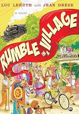 Rumble In A Village - A Novel By Luc Leruth, Jean Dreze (Hardcover) Old Book 1