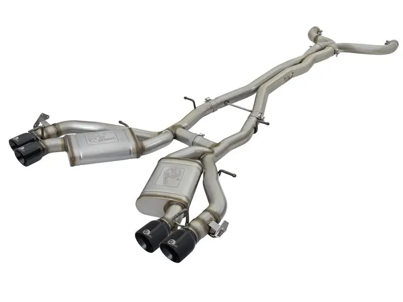 Afe Machforce Xp 3In 304 Ss Cat-Back Dual Exhaust W/ Black Tips 16-17 Chevy Camaro Ss V8-6.2L 1