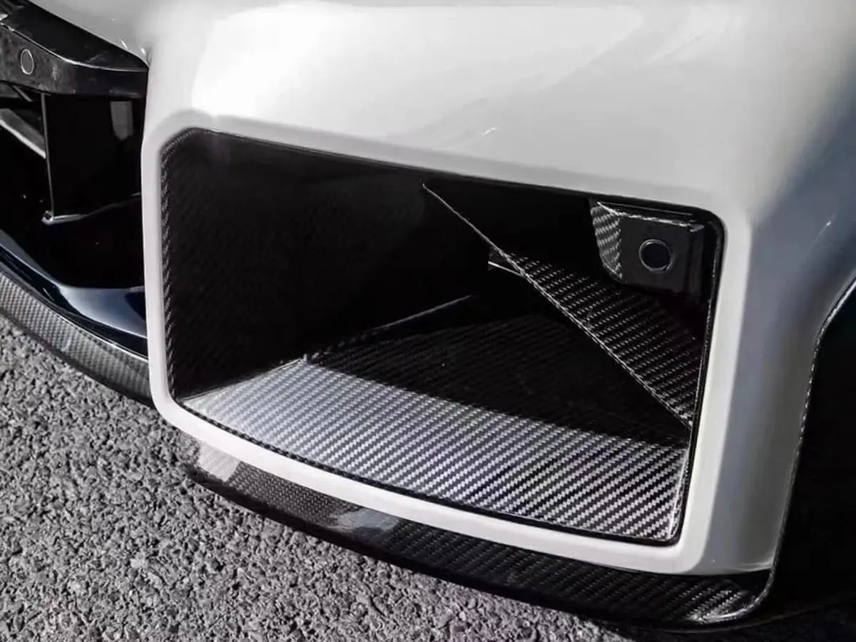 Autotecknic Dry Carbon Front Bumper Lower Vent Set - G87 M2 2