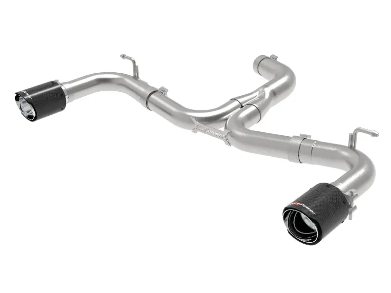 Afe Mach Force-Xp 3In To 2-1/2In Stainless Steel Axle-Back Exhaust Carbon - 15-17 Volkswagen Gti 1