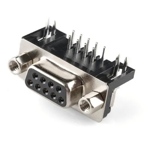 Db9 9P Female R/A Welded Connector 1