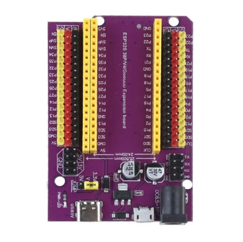 Purple Esp32 38Pin Expansion Board 1