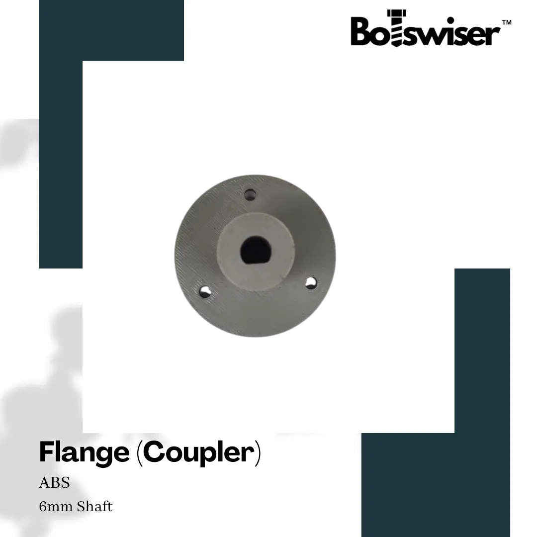 6Mm Abs Flanged Coupling For 6Mm D Shaft - Shaft Coupler Flange 1