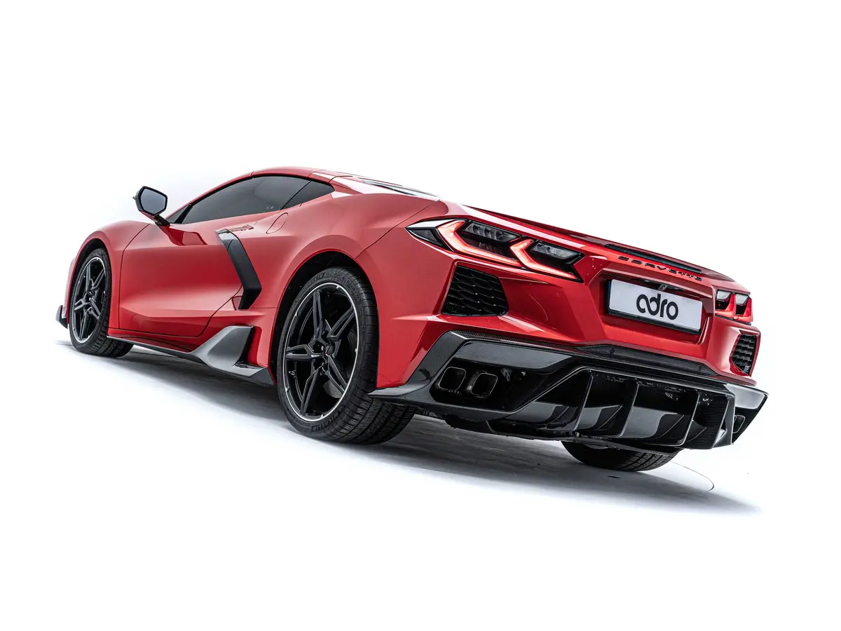 Corvette C8 Prepreg Carbon Fiber Rear Diffuser 1