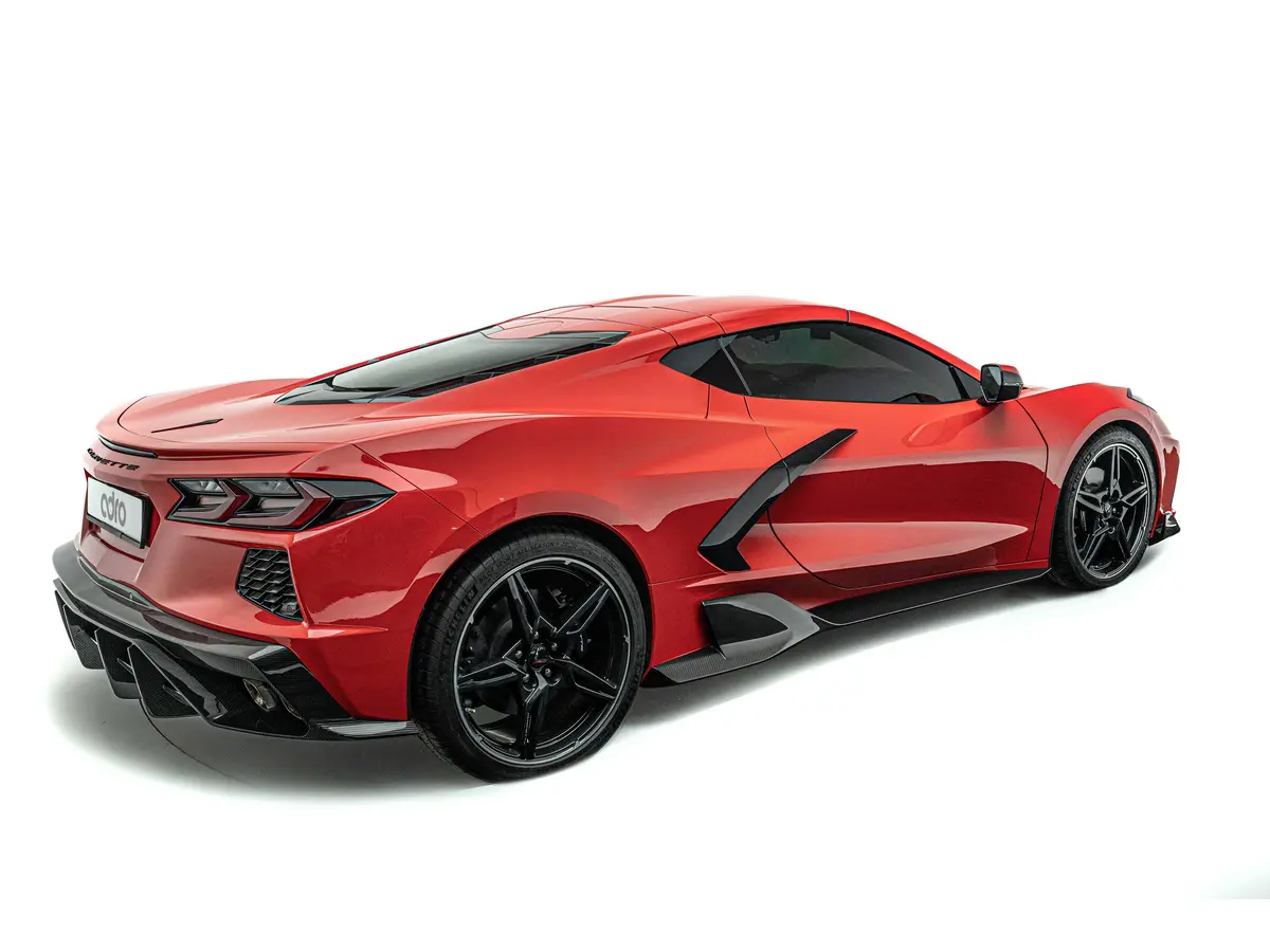 Corvette C8 Prepreg Carbon Fiber Side Skirts 2