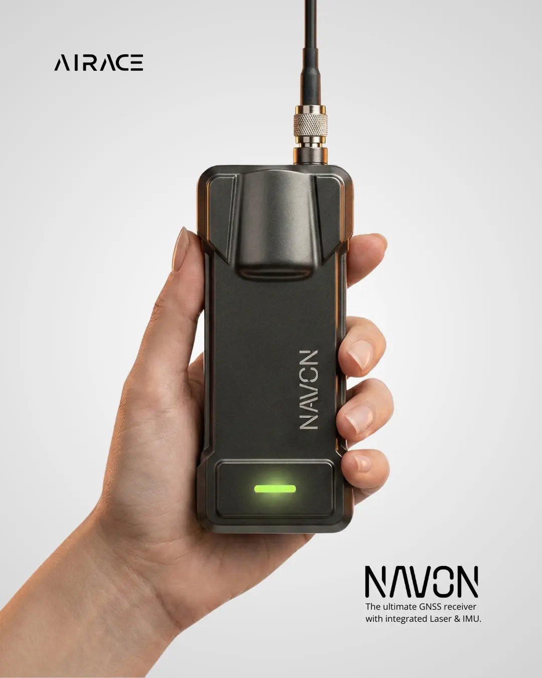 Airace Navon :- The Ultimate Gnss Receiver With Integrated Laser & Imu 1