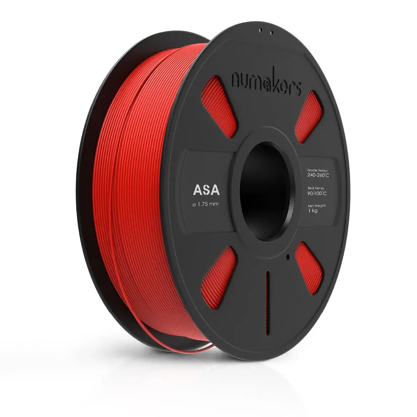 Numakers Asa Filament- Apple Red - 1.75 Mm / 1 Kg 1