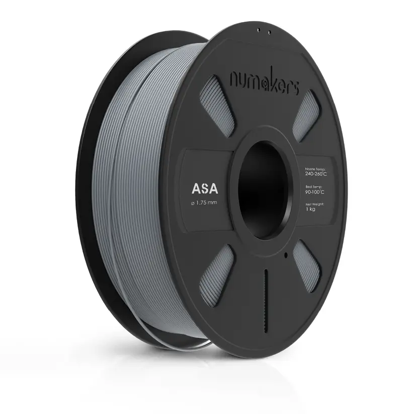 Numakers Asa Filament- Light Gray - 1.75 Mm / 1 Kg 1