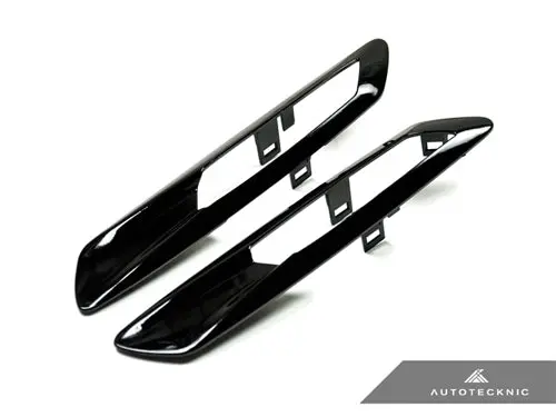 Autotecknic Replacement Glazing Black Fender Light Trims - F10 Sedan/ F11 Wagon | 5 Series 1
