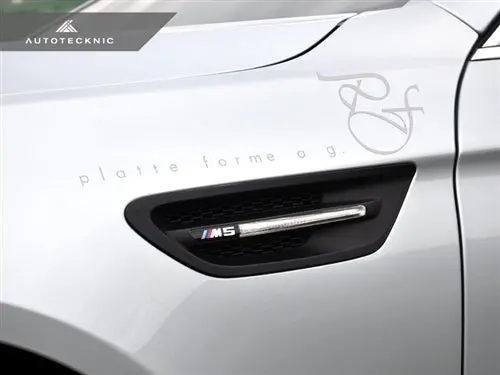 Autotecknic Replacement Stealth Black Fender Vents - F10 Sedan | M5 1