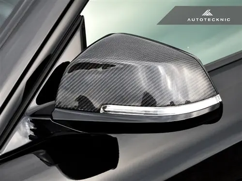 Autotecknic Replacement Carbon Fiber Mirror Covers - Bmw F87 M2 1
