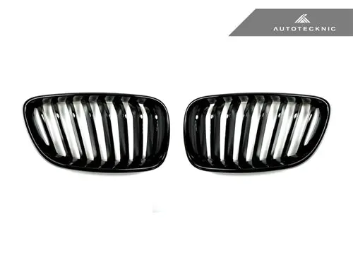 Autotecknic Gloss Black Front Grille Set - F22 2-Series 1