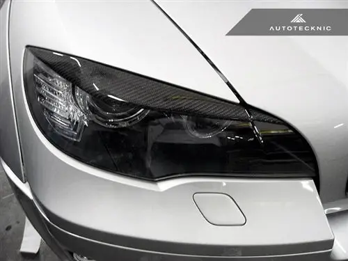 Autotecknic Carbon Fiber Headlight Trim Set - E70 X5 / X5m | E71 X6 / X6m 1