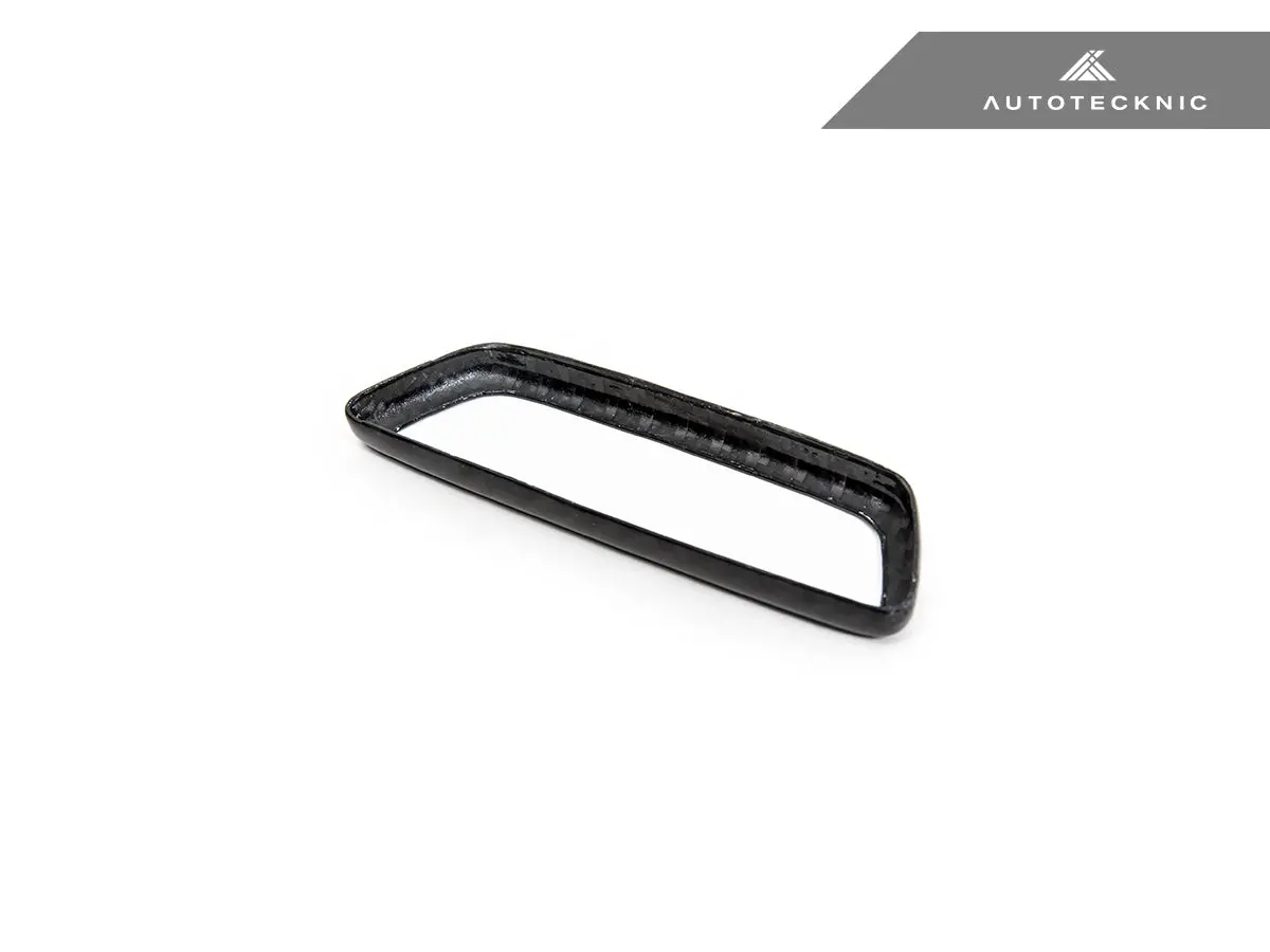 Autotecknic Dry Carbon Front Seat Illuminated Emblem Cover - Bmw M 8