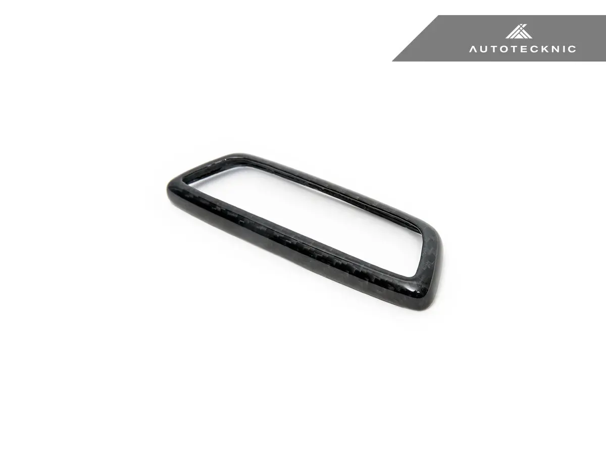 Autotecknic Dry Carbon Front Seat Illuminated Emblem Cover - Bmw M 9