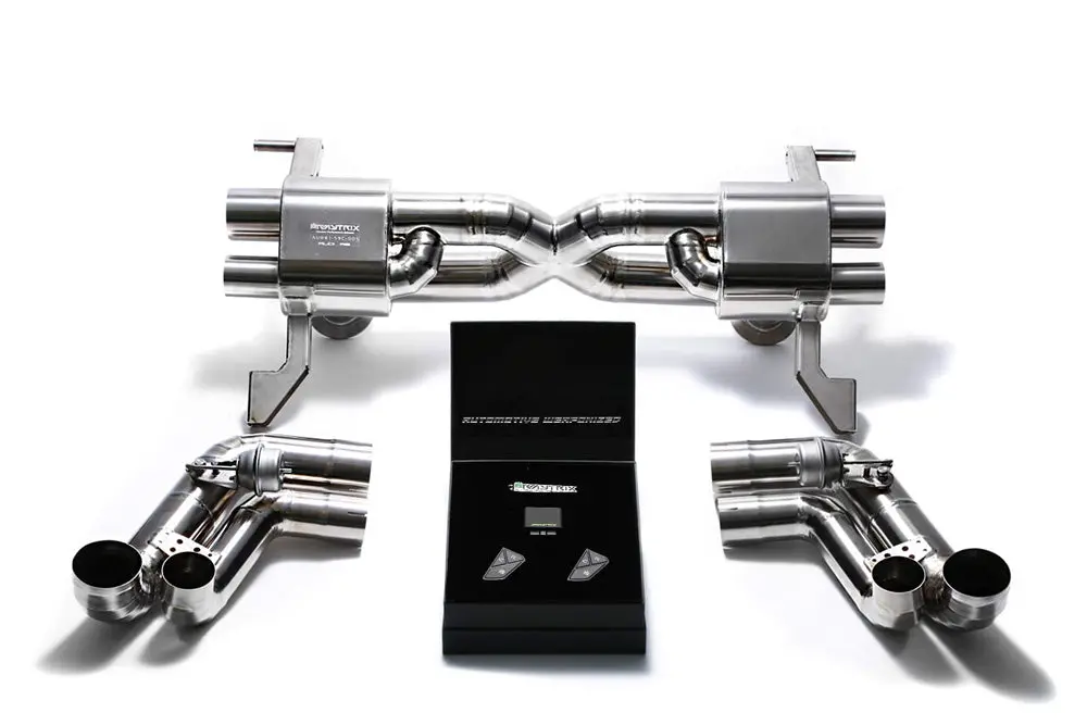 Armytrix Titanium Valvetronic Exhaust System Audi R8 V10 5.2L Fsi 202009-202013 1