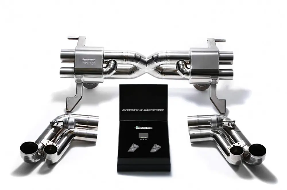 Armytrix Stainless Steel Valvetronic Catback Exhaust System Audi R8 V8 Mki 2007-2012 1