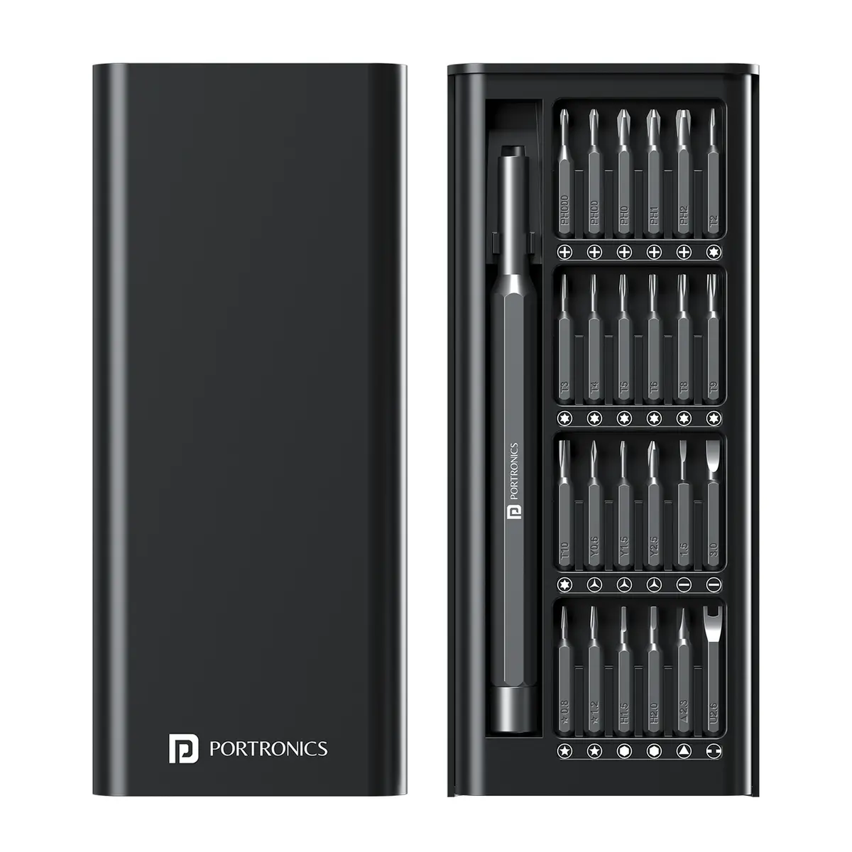 Portronics Por 2975 Bit Box, 24-In-1 Screwdriver Kit 1