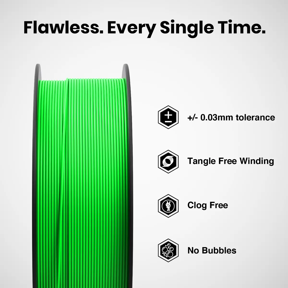 Numakers Pla+ Filament – Fluorescent Green – 1.75 Mm / 1 Kg 2