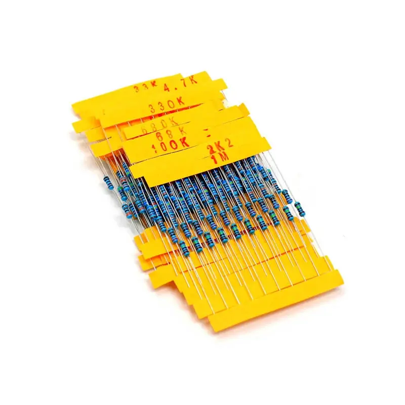 1/2 Watt Resistor Box-25 Values, 3 Pcs Each, Total 75 Pcs 1