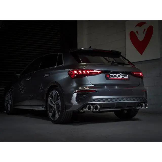 Cobra Sport Audi S3 (8Y) 5 Door Sportback Valved Turbo Back Performance Exhaust 4