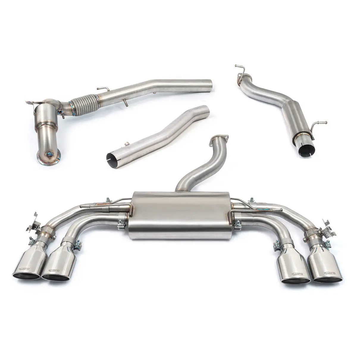 Cobra Sport Audi S3 (8Y) 5 Door Sportback Valved Turbo Back Performance Exhaust 1