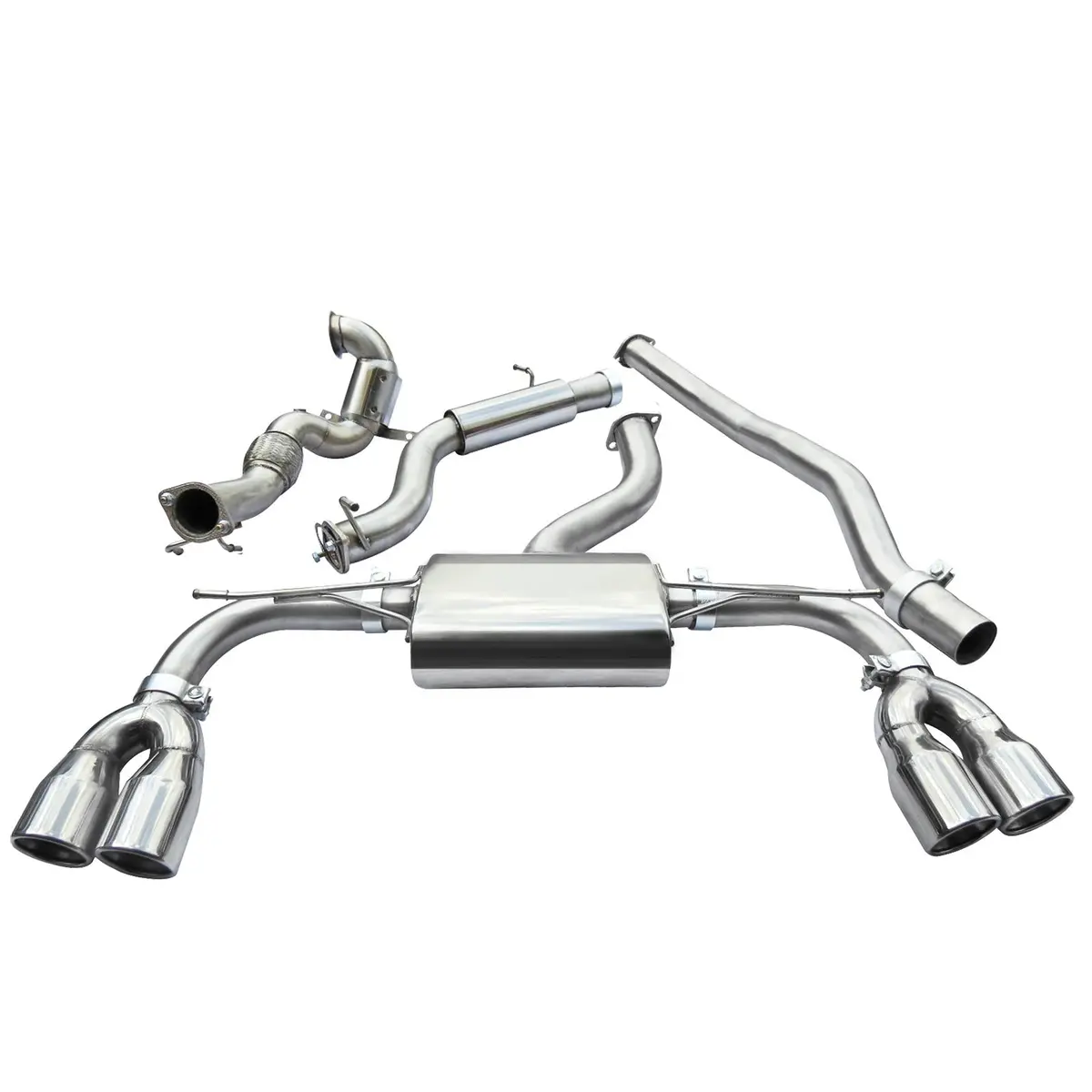 Cobra Sport Audi S3 (8V) Saloon (Non-Valved) (13-18) Turbo Back Performance Exhaust 1