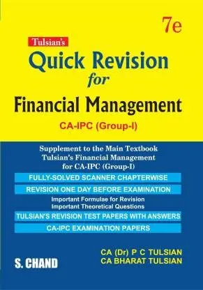 Tulsian's Quick Revision For Financial Management : Ca-Ipc (Group-I) By P.C. Tulsian (Paperback) 1