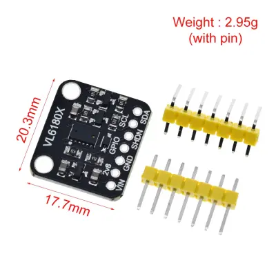 Vl6180 Vl6180x Range Finder Optical Ranging Sensor I2c Interface 3.3V 5V Gesture Recognition 2