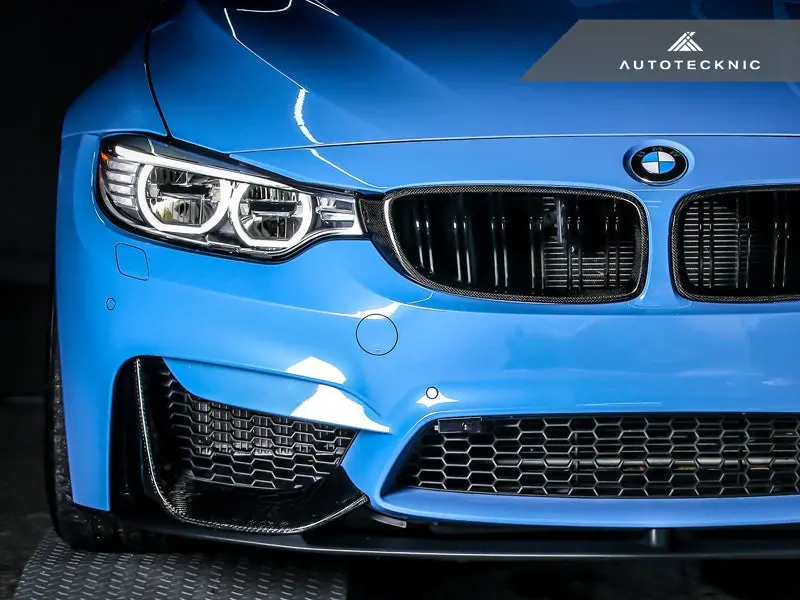 Autotecknic Dual-Slats Carbon Fiber Front Grille Set - F32/ F36 4-Series | F80 M3 | F82 M4 1