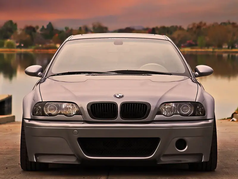 Autotecknic Stealth Black Front Grille Set - E46 3-Series Coupe Pre-Facelift | M3 1