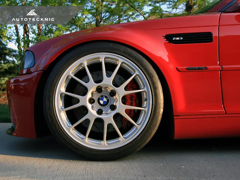 Autotecknic Replacement Glazing Black Fender Gills - E46 Coupe & Cabrio | M3 1