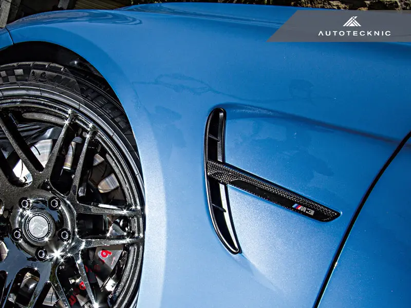 Autotecknic Replacement Dry Carbon Fiber Fender Trim - F80 M3 | F82/ F83 M4 1