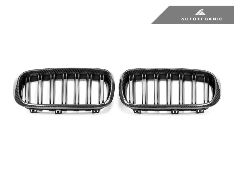 Autotecknic Dual-Slats Carbon Fiber Front Grille Set - F15 X5 | F85 X5m & F16 X6 | F86 X6m 2