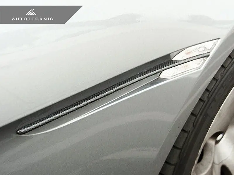 Autotecknic Replacement Carbon Fiber Fender Slats - E63 Coupe / E64 Cabrio 6 Series & M6 1