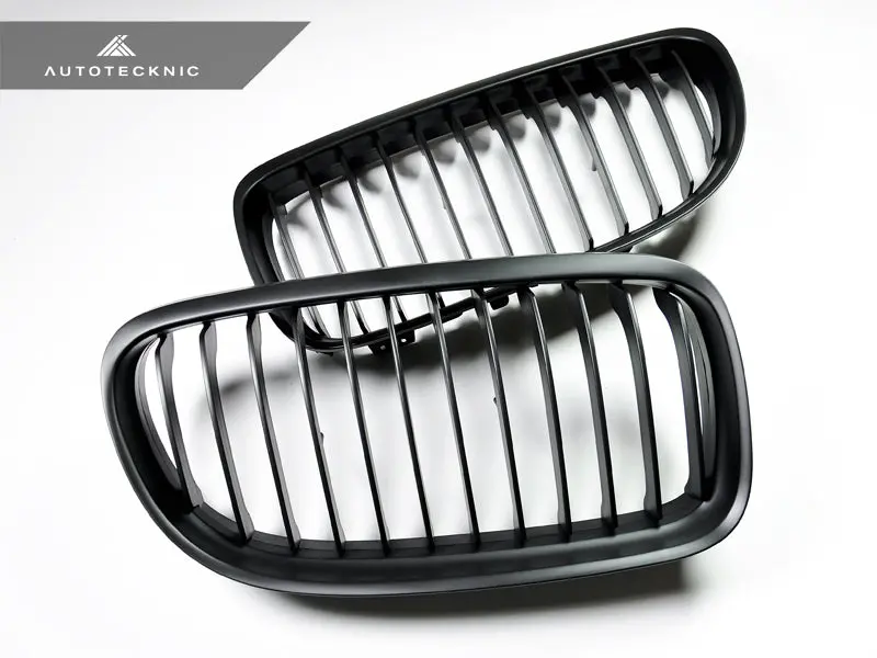 Autotecknic Stealth Black Front Grille Set - E90 3-Series Lci 1