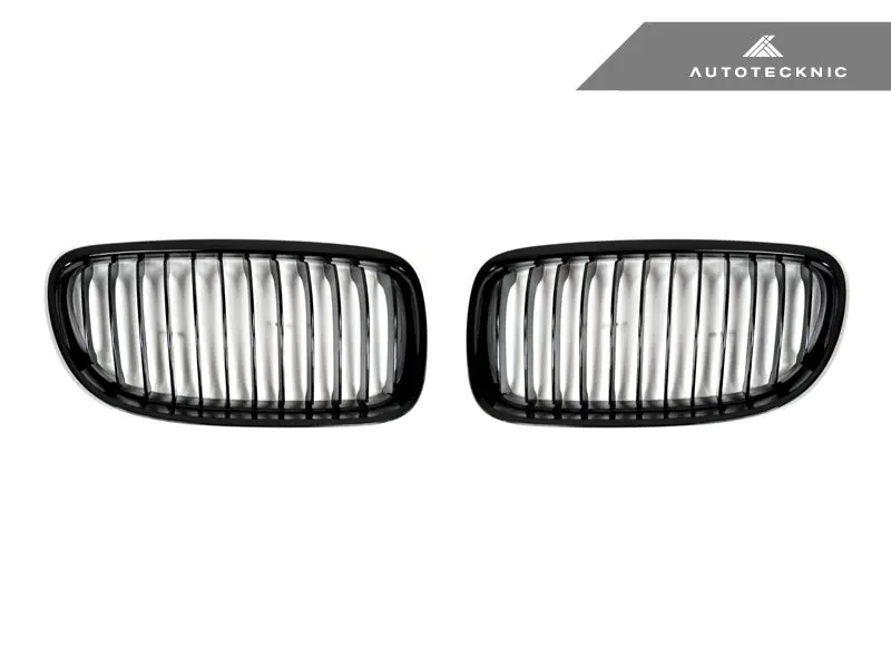 Autotecknic Gloss Black Front Grille Set - E90/ E91 3-Series Lci 1