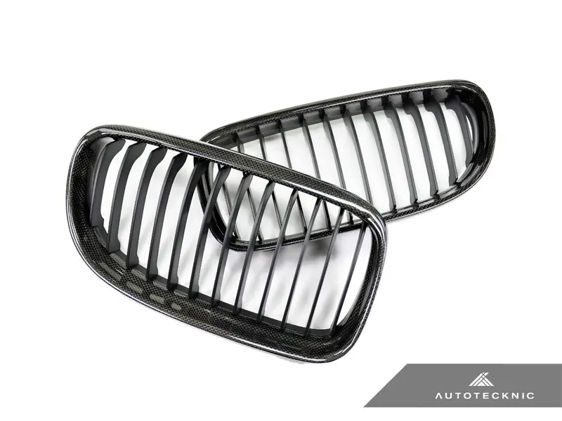 Autotecknic Carbon Fiber Front Grille Set - E90/ E91 3-Series Lci 1