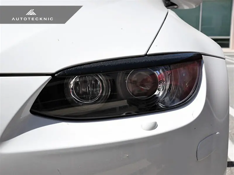 Autotecknic Carbon Fiber Headlight Trim Set - E92/ E93 M3 & 3-Series Coupe/ Convertible Pre-Lci 1